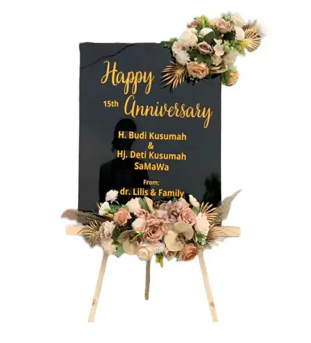 Papan Bunga Akrilik Gelanggang