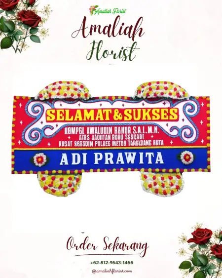 Papan Bunga Ucapan Selamat Gelanggang